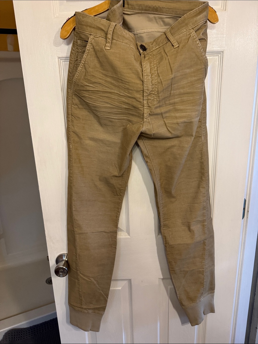 True Religion Men's Khaki Jogger Pants